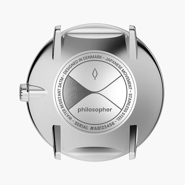 Philosopher - 組合裝 月光銀錶殼 | 深棕&極夜黑&北歐藍錶帶