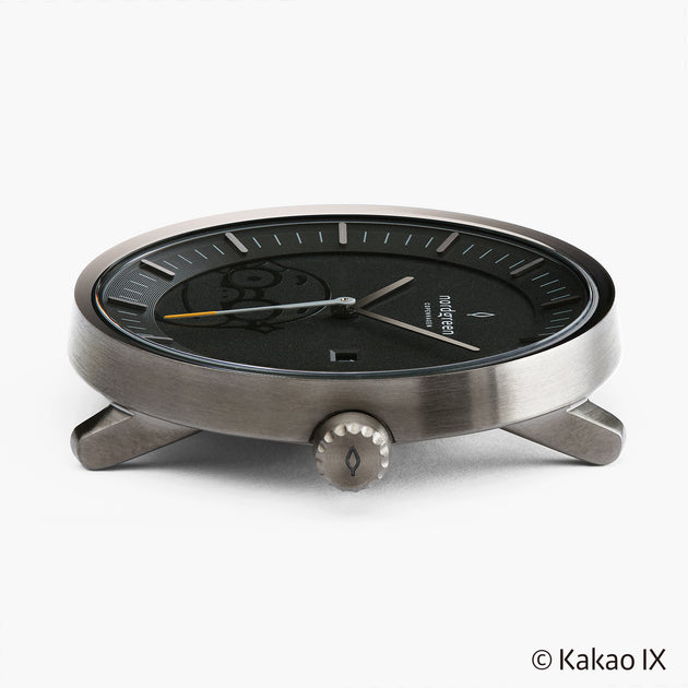Philosopher Kakao Friends Tube - 組合裝 黑錶盤 - 深空灰錶殼 | 深空灰&北歐藍錶帶