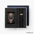 Philosopher Kakao Friends Apeach - 組合裝 黑錶盤 - 玫瑰金錶殼 | 玫瑰金&極夜黑錶帶