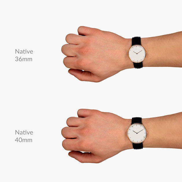 Native - 組合裝 黑錶盤 - 深空灰錶殼 | 深空灰&藍尼龍&極夜黑錶帶